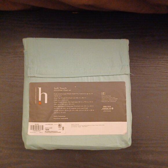 Two Home Expressions Soft Touch Microfiber Sheet Sets (TWIN Size) NEW SEALED - Picture 3 of 4